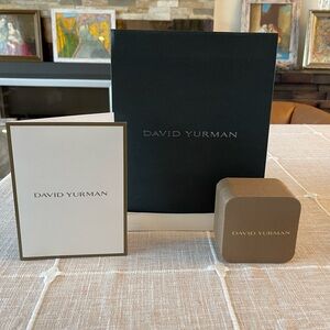 David Yurman store bag and box